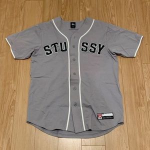 Stussy Sewn Button Up Baseball Jersey Size Medium